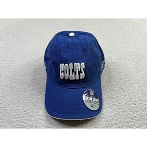 Indianapolis Colts Hat Cap Strap Back Mens One Size NFL Football Sideline Reebok